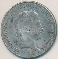 1844B 20Kr Ag "V. Ferdinánd" T:2,2- Huszár 2081., Unger III.:1419.