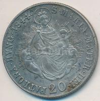 1844B 20Kr Ag "V. Ferdinánd" T:2,2-
Huszár 2081., Unger III.:1419