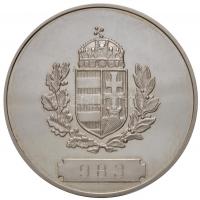 DN "Büntetés-Végrehajtási Szolgálatért" számozott Ag emlékérem eredeti dísztokban (157.29g...