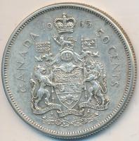 Kanada 1965. 50c Ag "II. Erzsébet" T:2
Canada 1965. 50 Cents Ag "Elizabeth II" C...