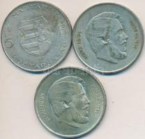 1947. 5Ft Ag "Kossuth" (3x) T:2-