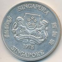 Szingapúr 1978. 10$ Ag "Kommunikációs műholdak" T:BU
Singapore 1978. 10 Dollars Ag "C...
