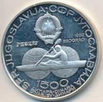 Jugoszlávia 1982. 1500D Ag "Kajak-kenu VB" T:2 (PP) ujjlenyomat
Yugoslavia 1982. 1500 Dina...