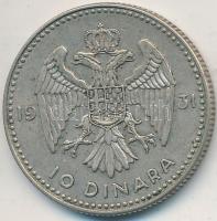 Jugoszlávia 1931. 10D Ag "I. Sándor" T:2
Yugoslavia 1931. 10 Dinara Ag "Alexander I&q...