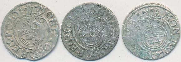 Lengyel Királyság 1620-1628. 3P Ag "III. Zsigmond" (3x) T:2-,3
Poland 1620-1628. 3 Polker ...