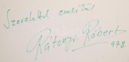 Vegyes aláírás tétel: albumban gyűjtött aláírások, cca 30db, elsősorban olyan magyar művészektől, mi...