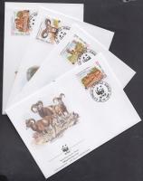 1998 WWF mufflon sor Mi 914-917 4 FDC