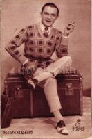 9 db RÉGI színész lap, vegyes minőségű / 9 old motive cards, actor, actress, mixed quality