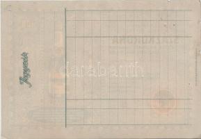 Arad 1913. május 1. Reklámszámla 100K-ról, Andrényi Kálmán és Utódai kiadásában T:II