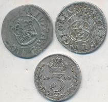 Német Államok / Szilézia / Schweidnitz 15??. 1/2Gr Ag "II. (Jagelló) Lajos" + Német Államok / Bajoroszág 1623. 2kr Ag + Nagy-Britannia 1909. 3p Ag "VII. Edward" T:2-,3 German States / Silesia / Scweidnitz 15??. 1/2 Groschen Ag "Ludwig II Jagello" + German States / Bayern 1623. 2 Kreuzer Ag + Great Britain 1909. 3 Pence Ag "Edward VII" C:VF,F