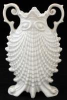 Olvashatatlan jelzéssel Siófoki Emlék, porcelán váza, matricás, hibátlan, 20x13cm