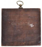 Ausztria DN "Gróf Ostermann tábornok" Br emlékplakett fa keretbe foglalva, akasztóval. Szi...