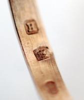 14 K 3 részes arany gyűrű, 56-os méret, jelzett / 14 C gold ring 3,37g