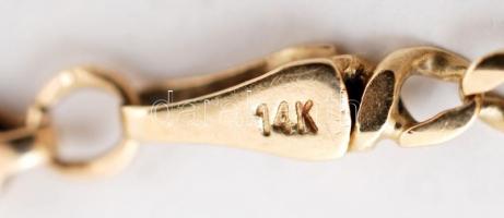 14 K arany ékszerek, részben javításra szorulnak / 14 C gold lot 10,32 g