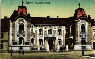 Zsolna, Rosenfeld palota, Schwarcz Vilmos kiadása / palace