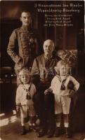 3 Generationen des Hauses Braunschweig-Lüneburg / three generations of German royalties