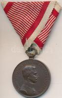 1917. "Bronz Vitézségi Érem IV. Károly / Fortitudini" Br kitüntetés mellszalaggal. Szign: Kautsch T:2,2-  Hungary 1917. "Medal for Bravery" Br decoration with ribbon. Sign: Kautsch C:XF,VF NMK 310