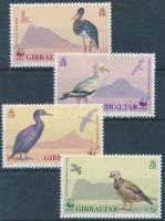 WWF Birds set + 4 FDC, WWF madarak sor + 4 FDC