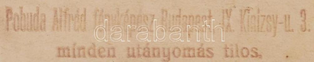 cca 1930 Pobuda Alfréd (1876 - 1942): Birkózók egyesülete, pecséttel jelzett csoportkép, 17x23 cm, k...