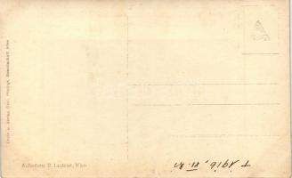 1916 Wien; Die Aufbahrung des Kaisers Franz Josef in Schönbrunn / Franz Joseph post-mortem photo