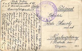 Pola, K.u.K. Maschinenschule / WWI Military school of Mechanical Engineering, sailors group photo (E...