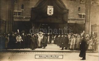 Leichenzug Kaiser Franz Josef I.; Aufnahme R. Lechner / the funeral of Franz Joseph