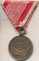 1914. "Ferenc József Bronz Vitézségi Érem", "Der Tapferkeit" Br kitüntetés mells...