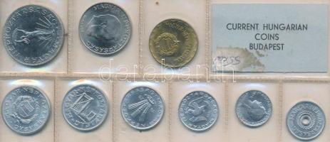 1978. 2f-10Ft 9db klf érmés forgalmi sor fóliatokban T:1