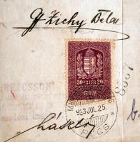 cca 1912 Nemesvid, Nemesdéd, Simonyi, Ormándpuszta(Somogy megye) katonai térképe, hátoldalán gróf Zi...