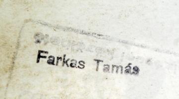 1953 Farkas Tamás: Játékra készen, korabeli fotó, jelzett, 17x13cm