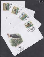 WWF ritka állatok sor + 4 FDC WWF rare animals set + 4 FDC