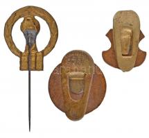 ~1920-1930. "Vasvári Pál Kör" zománcozott Br gomblyukjelvény hátlapon duplán beütött &quot...