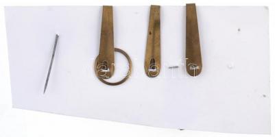 DN "Fiumei címer" fém jelvény + "Petőfi" Al kitűző (22x14mm) T:2,2-