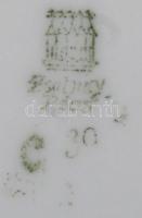 Vegyes porcelán tétel: bögrék, tálak, tányérok, gyöngyházfényű bonbonier, stb., több közülük jelzett...