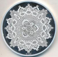 Kósa István (1953-) 2002. "Száz éves a halasi csipke - Kiskunhalas" Ag emlékérem (31,23g/0...