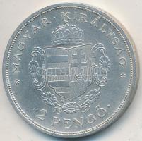 1935. 2P Ag "Rákóczi" T:2 felületi karc
Adamo P7.2