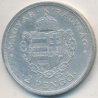 1935. 2P Ag "Rákóczi" T:2 felületi karc
Adamo P7.2