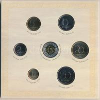 2008. 1Ft-100Ft 7klf db + Mátyás denár Ag fantáziaverete "Reneszánsz emlékév" dísztokos sz...