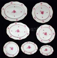 Herendi Apponyi mintás étkészlet, kézzel festett, jelzett, hibátlan, összesen: 29 db /
Herend dinner...