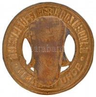 Ausztria ~1930-1940. "Gaudenzdorfi Tűzoltóság" festett Cu jelvény (45mm) T:2-
Austria ~193...