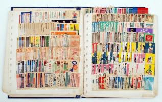 1000 db jó állapotú, berakóba rendezett magyar gyufacímke, benne jó sorozatokkal