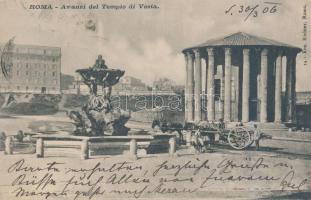 Rome, Roma; Avanzi del Tempio di Vesta (EK)