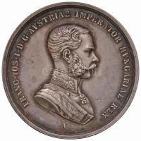 ~1867-1916. "Ferenc József / 'A lovak jó tenyésztése 's ápolása fejében" jelzetlen Ag emlékérem (18,35g/33mm) T:2- ph. karc Hungary ~1867-1916. "Franz Joseph / For good horse breeding and caring" unmarked Ag commemorative coin (18,35g/33mm) C:VF edge error, scratched