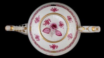 Herendi Apponyi mintás teás készlet, kézzel festett, jelzett, hibátlan /
Herend tea set, signed, han...