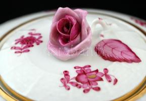 Herendi Apponyi mintás teás készlet, kézzel festett, jelzett, hibátlan /
Herend tea set, signed, han...