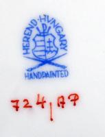 Herendi Apponyi mintás teás készlet, kézzel festett, jelzett, hibátlan /
Herend tea set, signed, han...