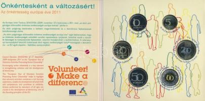2011. 5Ft-200Ft Az önkéntesség európai éve 2011 6xklf db forgalmi szettben (2x) T:BU,PP