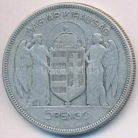 1930. 5P Ag "Horthy jobbra" T:3
Adamo P8