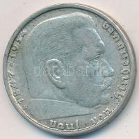 Német 3. Birodalom 1938B 2M Ag "Hindenburg" T:2,2-
German Third Reich 1938B 2 Mark Ag &quo...