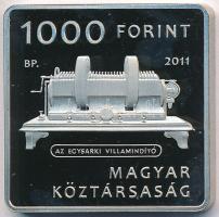 2011. 1000Ft "Jedlik Ányos - a Dinamó-elv leírója" tanúsítvánnyal T:PP